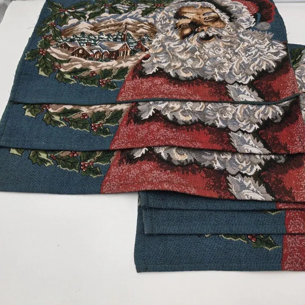 Vintage Santa 6 placemats‎